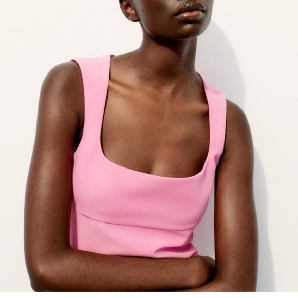NWT ZARA Sleeveless
Square neck top size XS - Picture 5 of 6